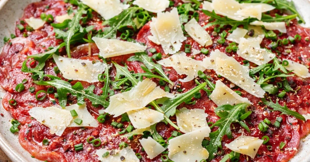 carpaccio de ternera